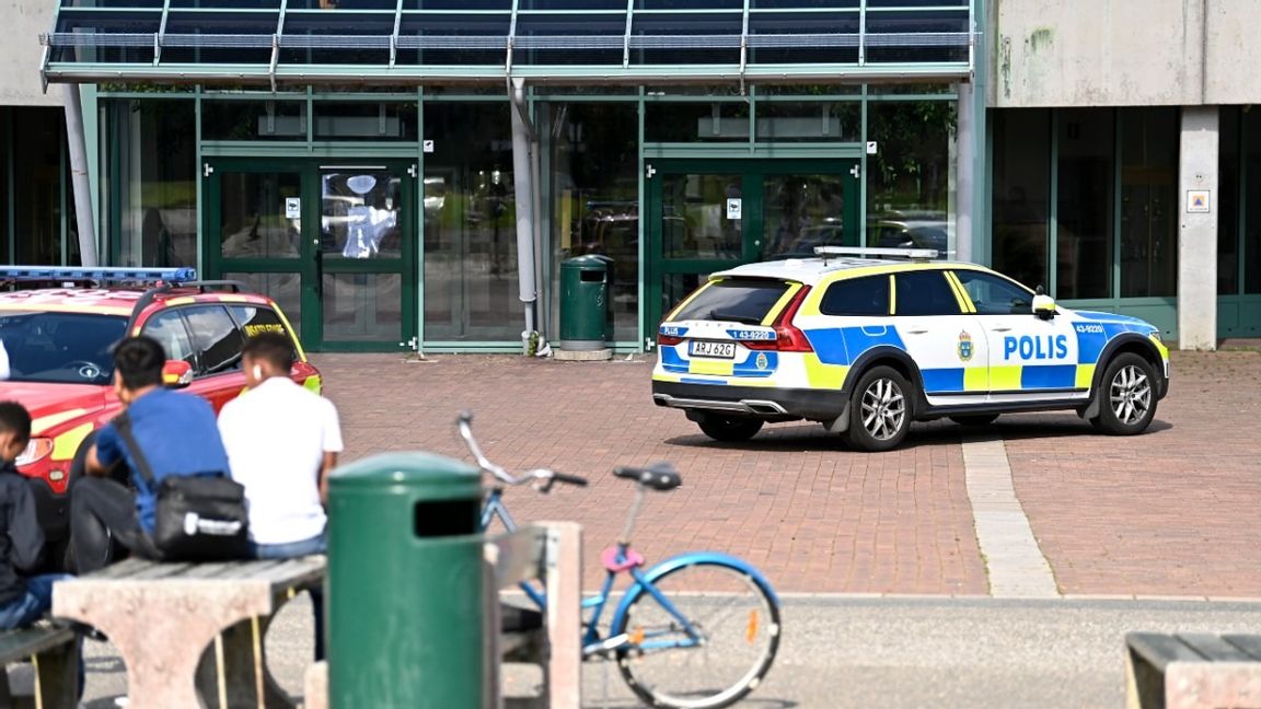 Kvinna brutalt rånad i centrala Nässjö i Småland. Foto: Mikael Fritzon/TT