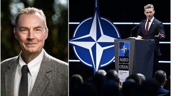 Försvarsexperten Jacob Westberg och försvarsminister Pål Jonson (M) anser det som otroligt att Nato kommer etablera kärnvapen på svensk mark. Foto: Försvarshögskolan/Jonas Ekströmer/TT