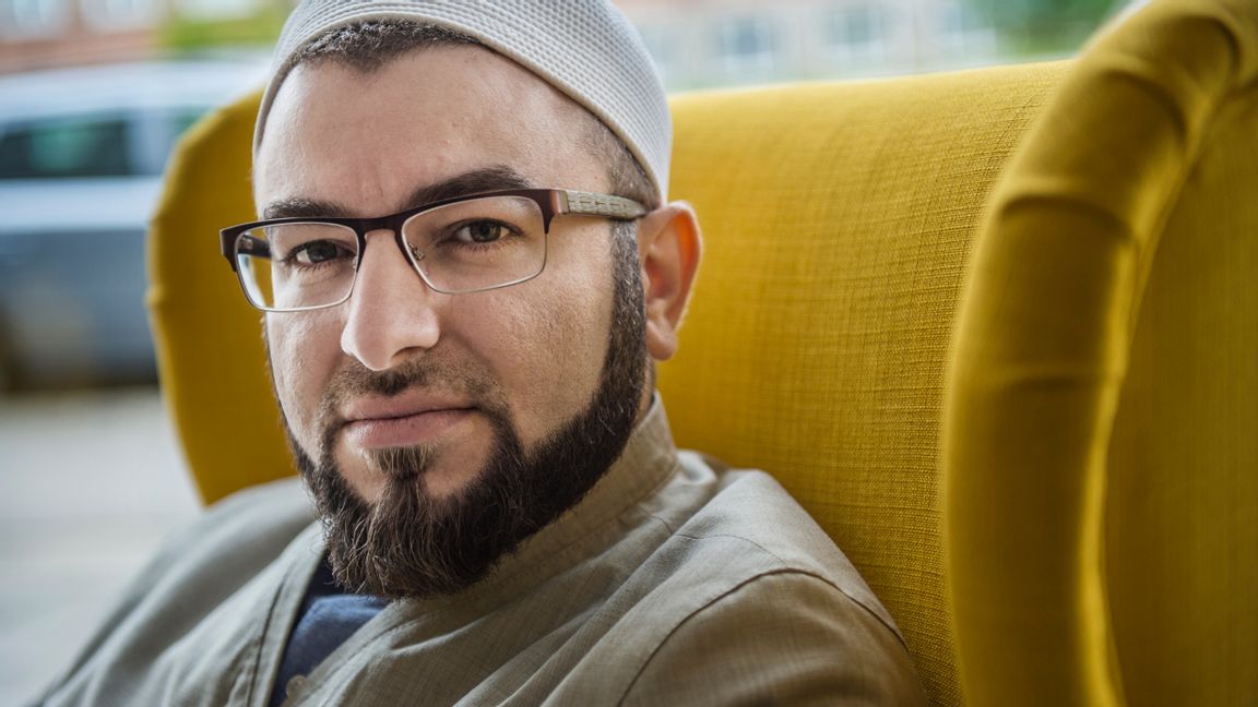 Salahuddin Barakat, imam i Malmö. Foto: Emil Langvad / TT. 
