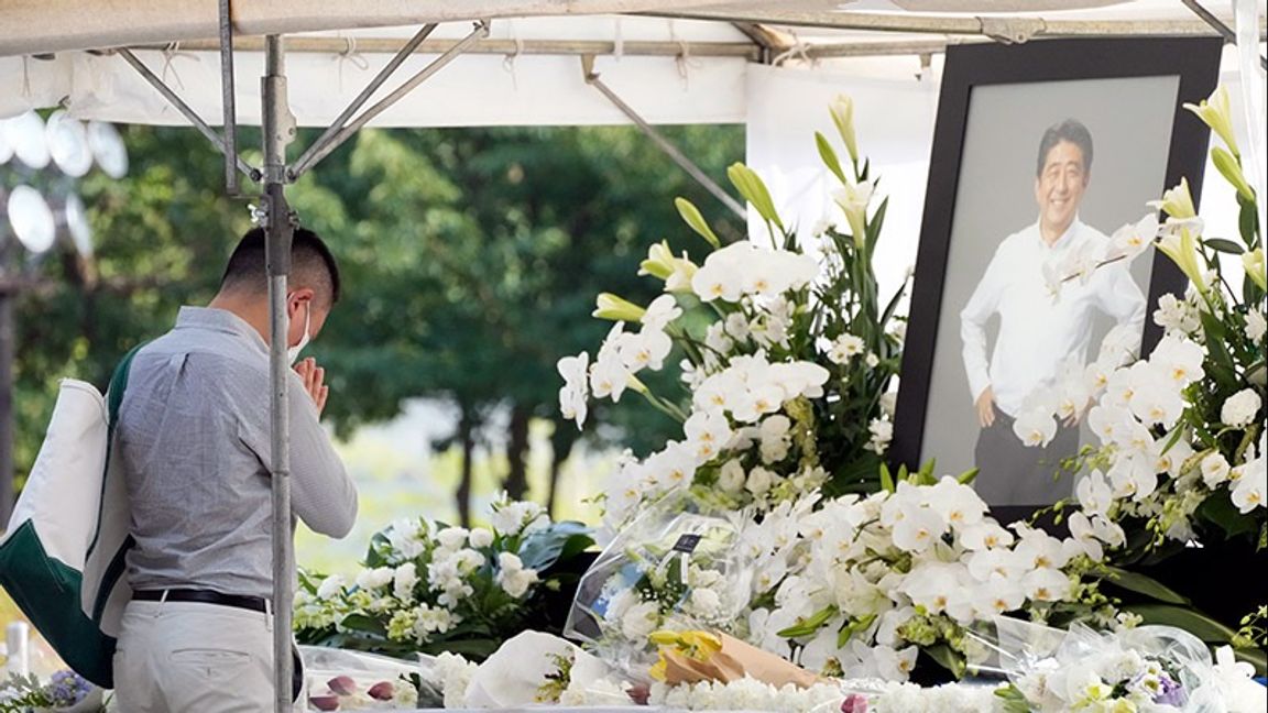 Japan har gått till val i skuggan av mordet på tidigare premiärministern Shinzo Abe. Foto: Eugene Hoshiko/AP/TT