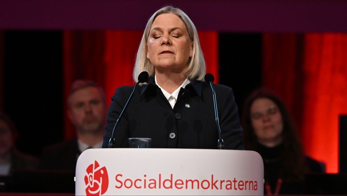 Socialdemokraterna försöker framställa Magdalena Andersson som närmast en madonna. Men skrapar man på ytan slarvar hon med fakta, hittar på och är svår att lita på. Foto: Björn Larsson Rosvall/TT