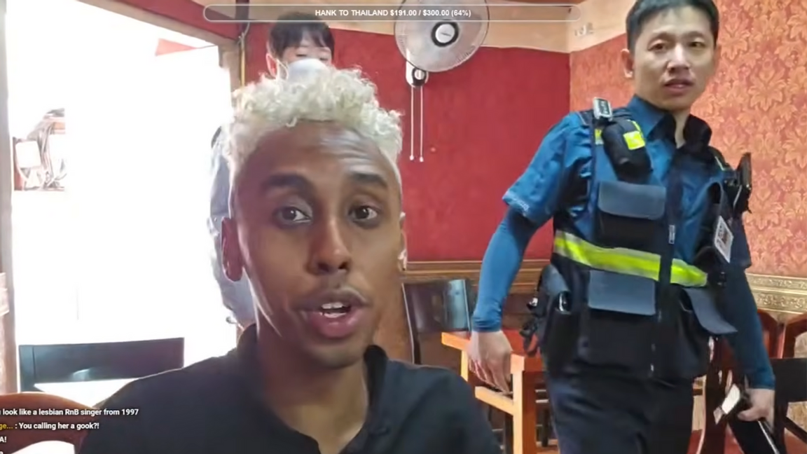 Johnny Somali. Foto: Skärmdump Youtube