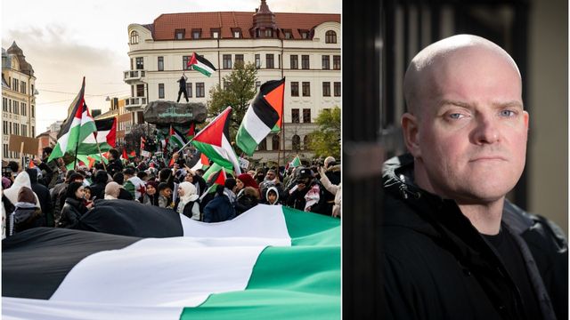 Henrik Bromander var med och startade gymmet som bland annat skänker pengar till Palestina. Foto: Johan Nilsson/TT