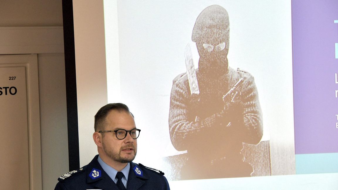 Utredningschef vid sydvästra Finlands polisavdelning kriminalintendent Toni Sjöblom. Foto: Juha Sinisalo / LEHTIKUVA / AFP / TT