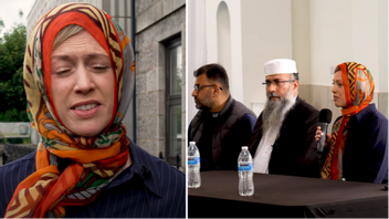 Skottlands högsta politiska företrädare i videon som publicerats på landets officiella kanaler. Fakismil: X