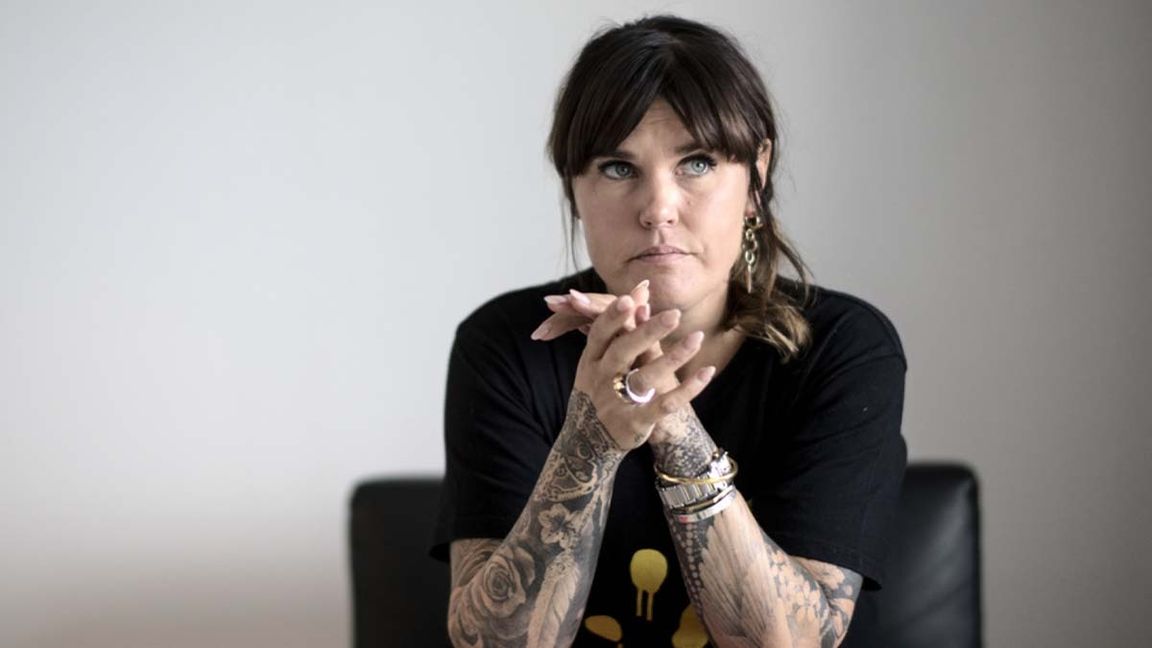 Mia Skäringer startar en ny podd. Foto: Björn Larsson Rosvall / TT
