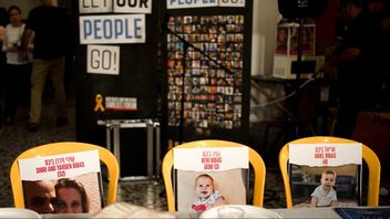 Familjen Bibas kidnappades av Hamas. Yngste sonen Kfir är den yngste som Hamas tog som gisslan. Han har, om han lever, fyllt ett år under sin tid som gisslan. Foto: AP