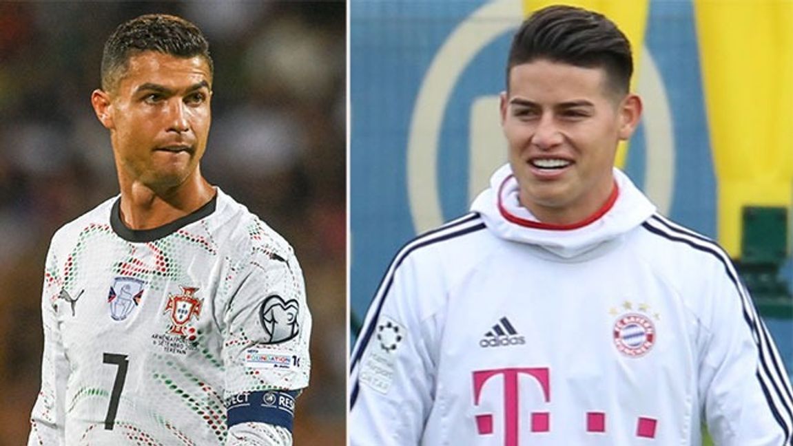 Cristiano Ronaldo och James Rodríguez. Bild: YantsImages/CC BY-SA 4.0/Rufus46/CC BY-SA 3.0