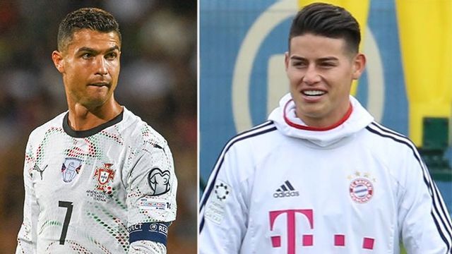 Cristiano Ronaldo och James Rodríguez. Bild: YantsImages/CC BY-SA 4.0/Rufus46/CC BY-SA 3.0