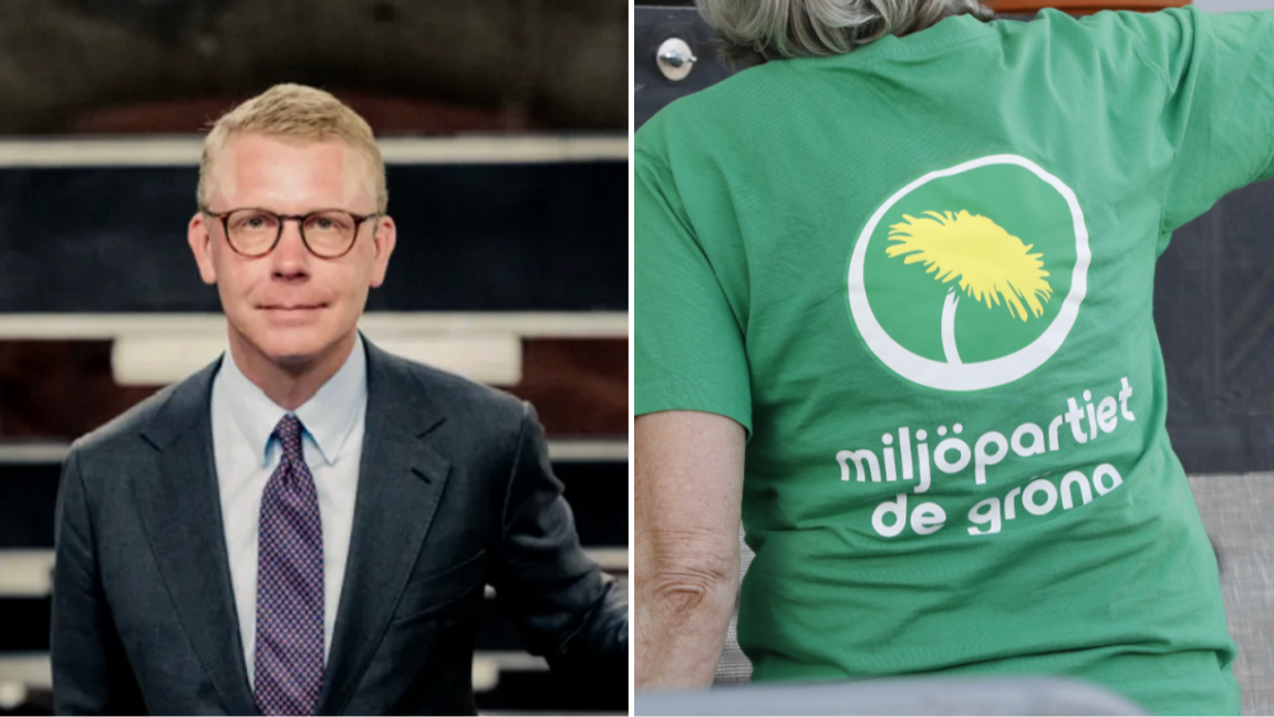 Kristoffer Tamsons (M) utesluter framtida samarbete med Miljöpartiet i Stockholmspolitiken. Foto: Region Stockholm/Johan Jeppsson/TT