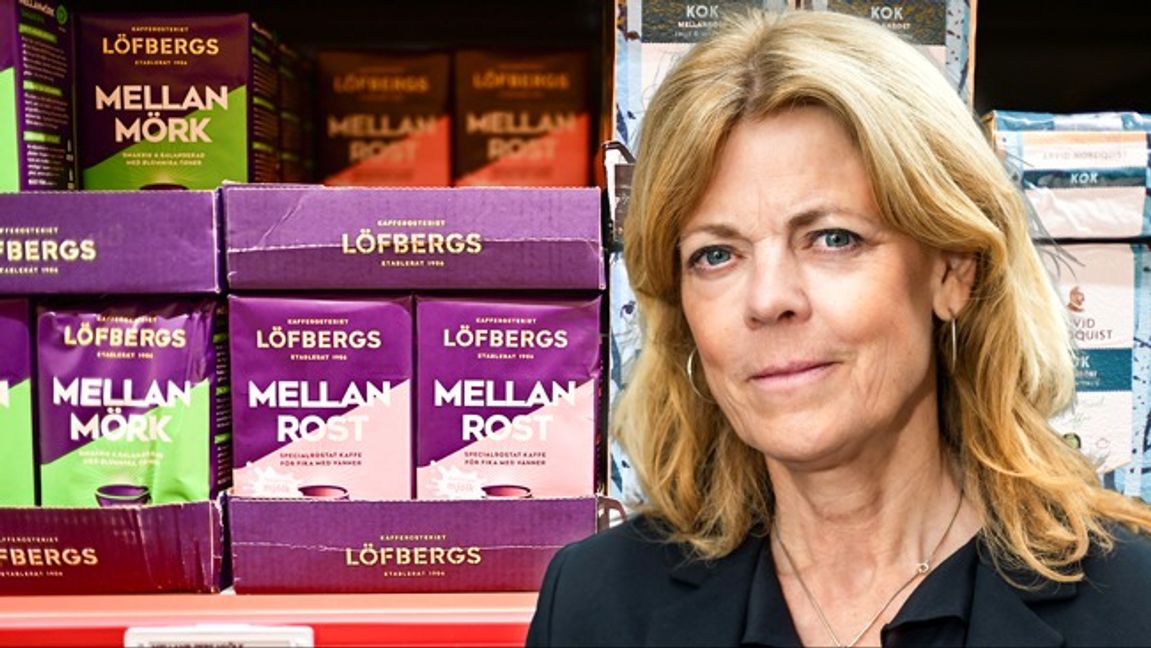 Karin Brynell är vd för Svensk Dagligvaruhandel. Foto: Björn Larsson Rosvall/TT/Pressbild