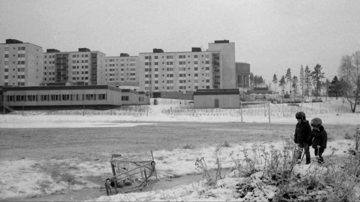 Tensta vintern 1971 Foto: Holger Ellgaard CC BY-SA 3.0