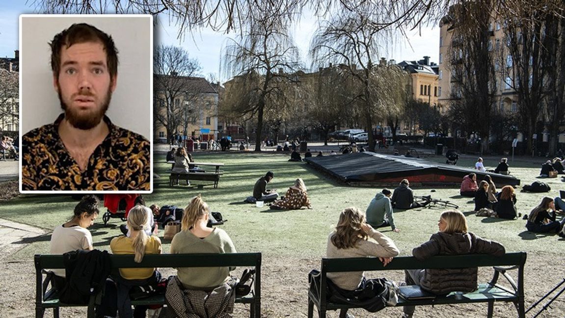 ”Nytorgsmannen” Andreas Holm, 36, får inte återvända till Södermalm. Foto: Polisen/Malin Hoelstad/TT