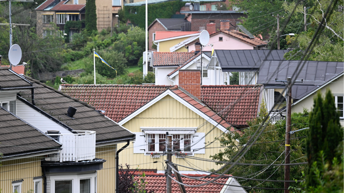 Villor i Mälarhöjden i Stockholm. Foto: Fredrik Sandberg/TT