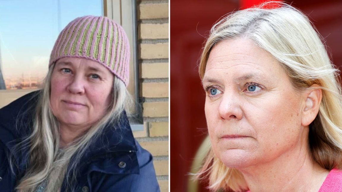 De höjda myndighetsavgifterna drabbar landets småföretagare hårt. Anne-Lie Vilhelmsson och statsminister Magdalena Andersson (S). Foto: Privat/Johan Jeppson/TT