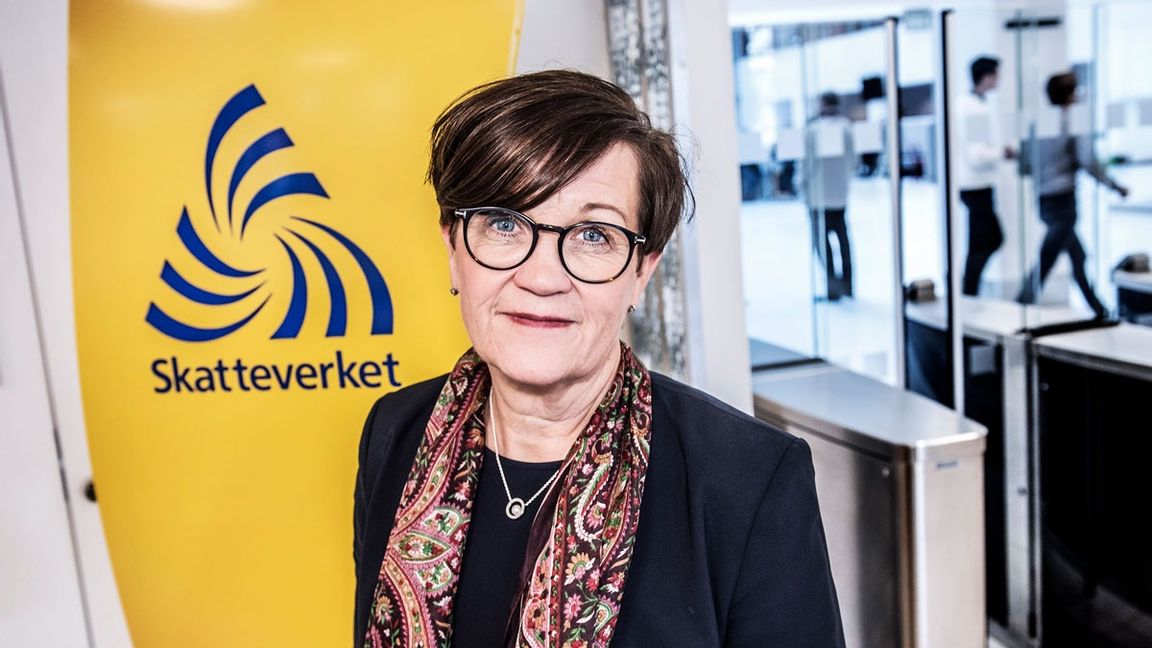 Katrin Westling Palm, generaldirektör på Skatteverket. Foto: Tomas Oneborg/SvD/TT