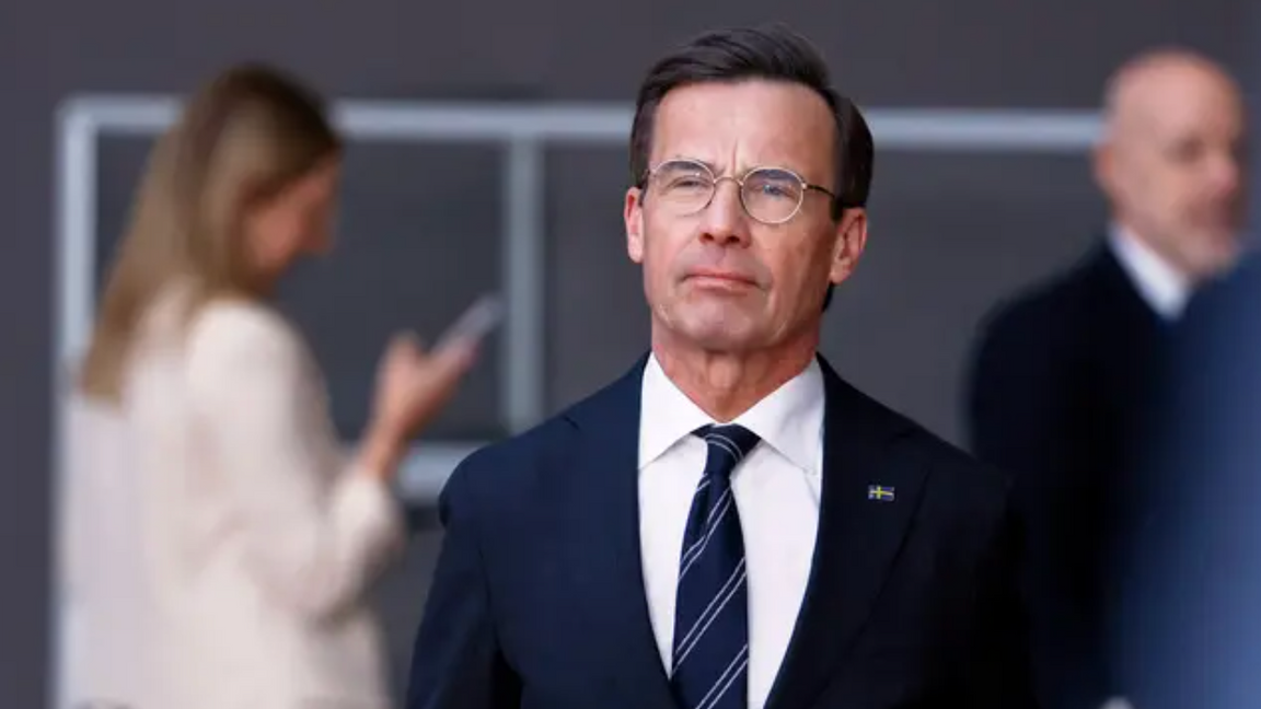 Statsminister Ulf Kristersson (M) i Bryssel för ett EU-toppmöte på torsdagen. Foto: Omar Havana/AP/TT