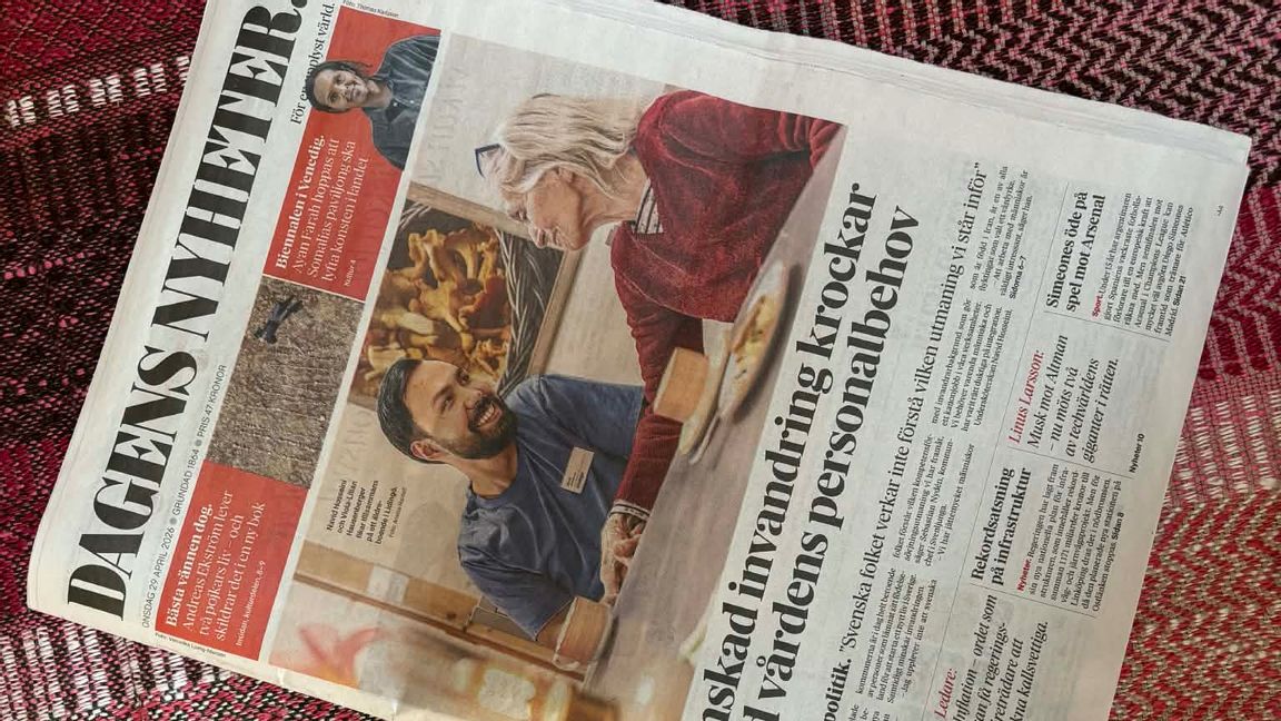 Bilden som DN bildsätter med är väldigt tillrättalagd. Foto: Dan Korn