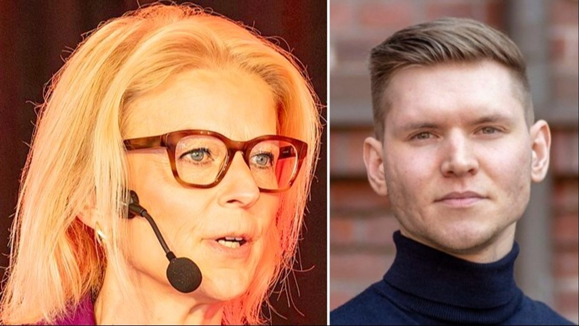 Elisabeth Svantesson (M) och Markus Allard (ÖP). Foto: Bene Riobó/CC BY 4.0 Skärmdump/Facebook