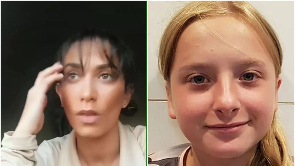 Dahbia Benkired riskerar nu livstids fängelse efter mordet på tolvåriga Lola Daviet. Foto: TikTok/Wikimedia Commons/Facebook