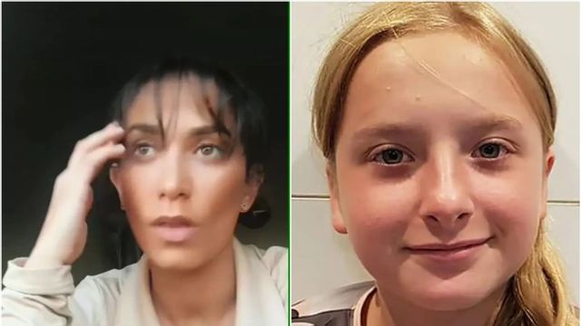 Dahbia Benkired riskerar nu livstids fängelse efter mordet på tolvåriga Lola Daviet. Foto: TikTok/Wikimedia Commons/Facebook