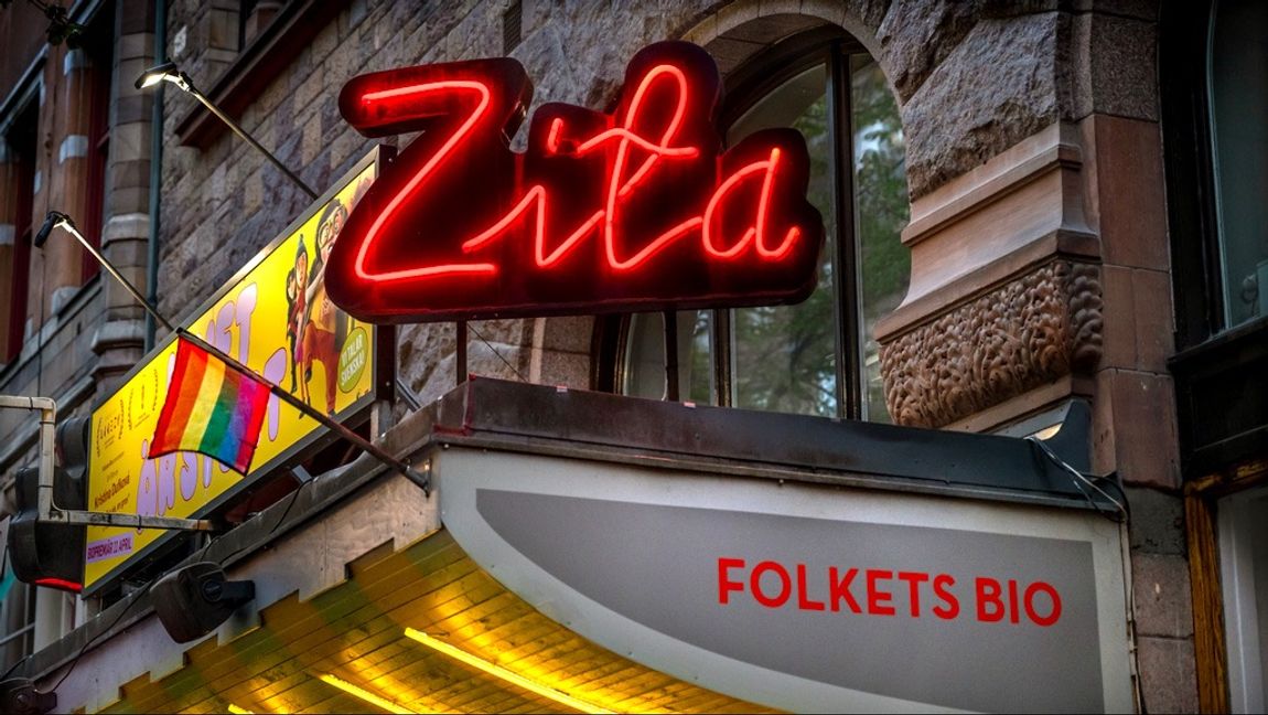 Biografen Zita som för skattepengar men tar ställlning för rasism. Foto: Claudio Bresciani/TT