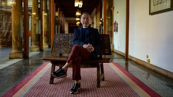 På den här bilden framstår författaren Haruki Murakami som förvånansvärt normal. FOTO: Alvaro Barrientos / TT