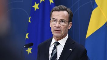 Statsminister Ulf Kristersson (M). Foto: Lars Schröder/TT