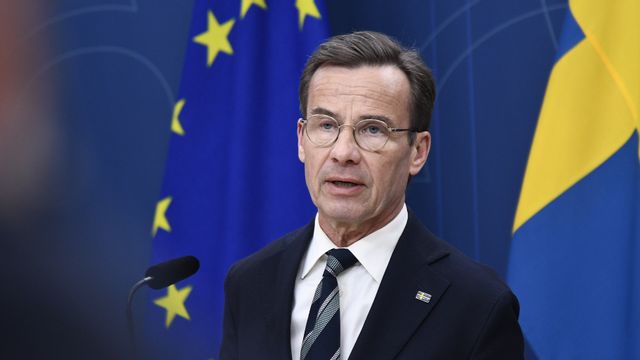 Statsminister Ulf Kristersson (M). Foto: Lars Schröder/TT