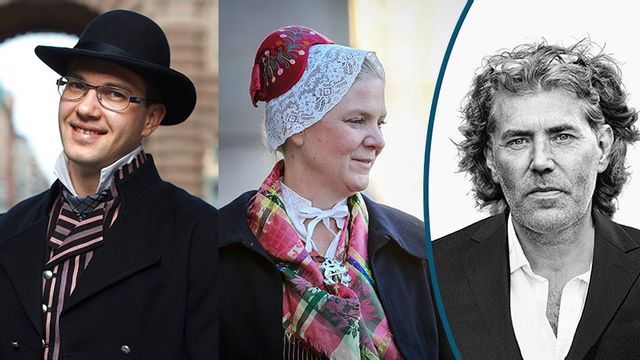 Jimmie Åkesson 2010 och Magdalena Andersson 2020, vid riksdagens högtidliga öppnande. Foto: Fredrik Persson/TT / Sören Andersson/TT / Karl Gabor