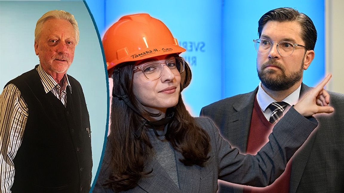 Romina Pourmokhtari (L) och Jimmie Åkesson (SD) är två politiker som inger förtroende. Foto: Samuel Steén/TT / Jessica Gow/TT