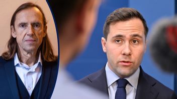 Bistånds- och utrikeshandelsminister Benjamin Dousa (M). Foto: Henrik Montgomery / TT /