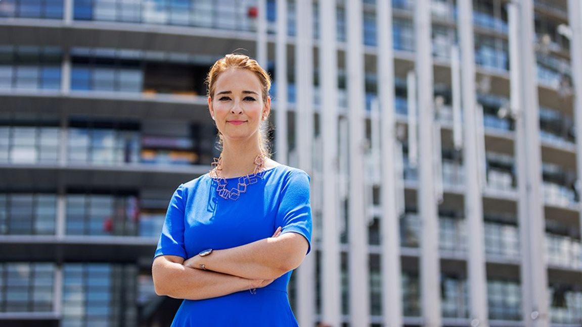 Alice Teodorescu Måwe (KD). Foto: Caisa Rasmussen/TT