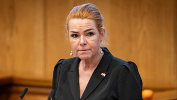 Inger Støjberg, partiledare för Danmarksdemokraterne. Foto: MADS CLAUS RASMUSSEN/RITZAU SCANPIX/TT