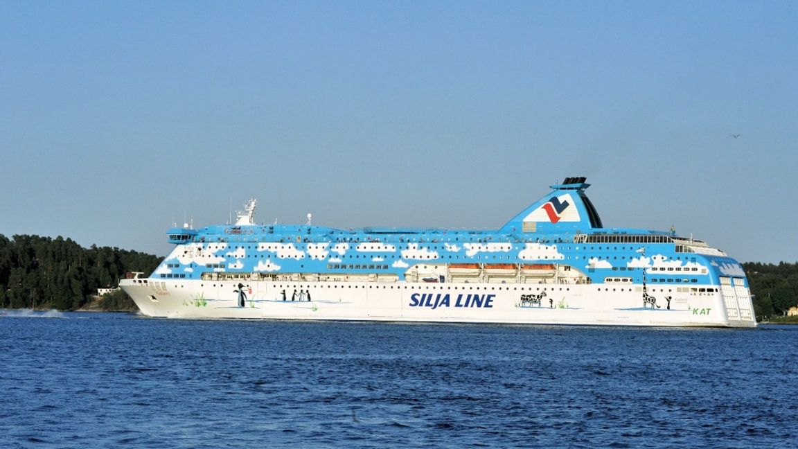 Silja Galaxy blir flyktingboende i Nederländerna. Foto: Hasse Holmberg / TT