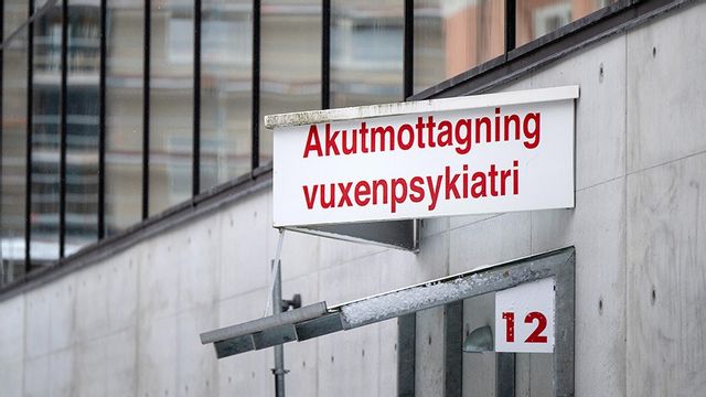 Akutmottagning vuxenpsykiatri vid Akademiska sjukhuset i Uppsala. Genrebild. Foto: Christine Olsson/TT