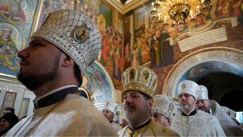 Ortodoxa kyrkan i Ukraina. Foto: Efrem Lukatsky/AP/TT