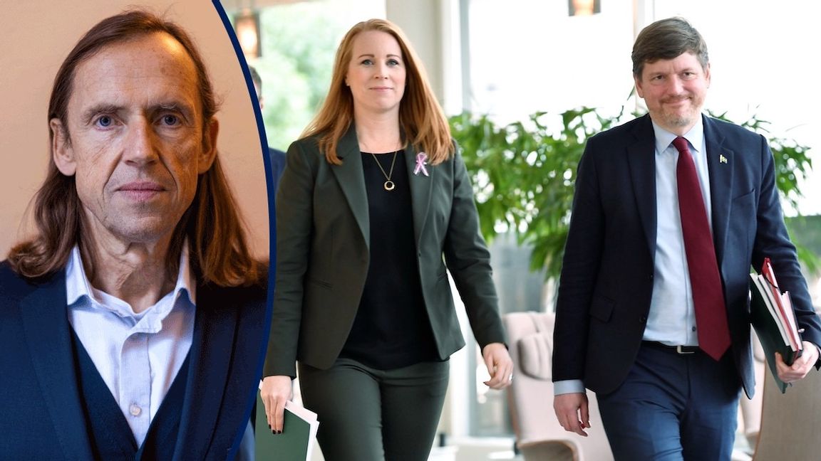 De förändringar som i dag träder i kraft utgör den “största frihets- och trygghetsreformen på svensk arbetsmarknad i modern tid”, enligt Annie Lööf (C) och Centerns ekonomiskpolitiske talesperson Martin Ådahl. Foto: Henrik Montgomery/TT