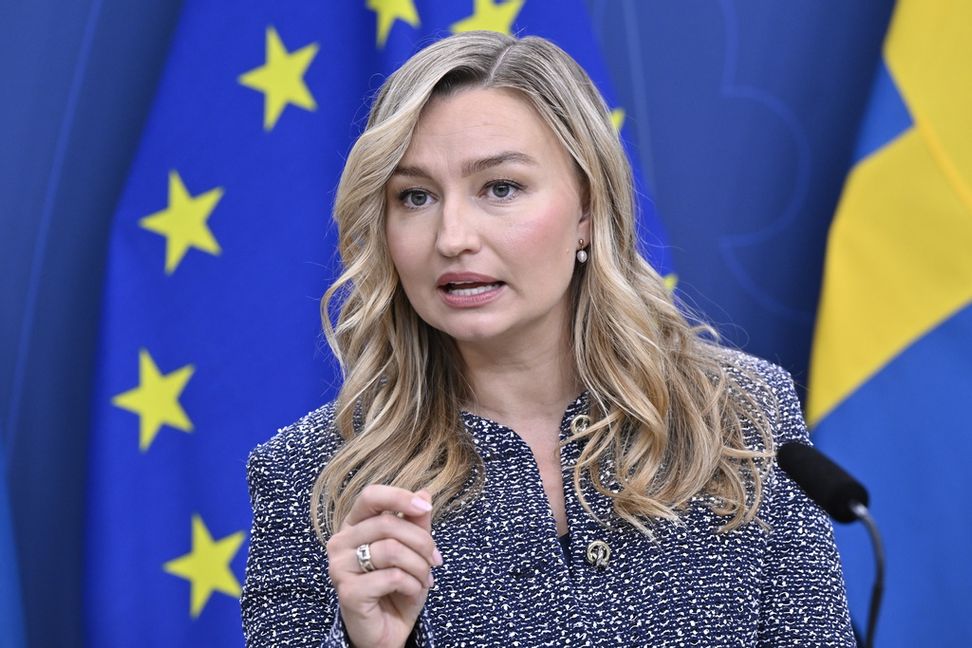 KD-ledaren Ebba Busch. Arkivbild. Foto: Christine Olsson/TT