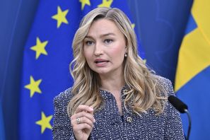 KD-ledaren Ebba Busch. Arkivbild. Foto: Christine Olsson/TT