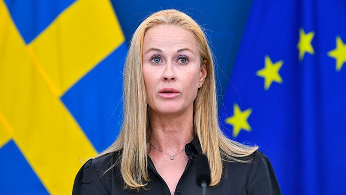 Katja Nyberg (SD), ledamot i riksdagens justitieutskott. Foto: Lars Schröder/TT