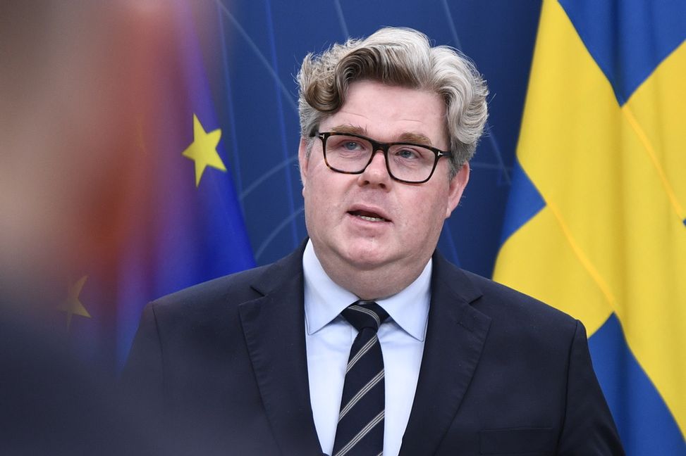 Det ska blir svårare att ändra en grundlag, skriver justitieminister Gunnar Strömmer (M) på DN-debatt. Arkivbild. Foto: Lars Schröder/TT