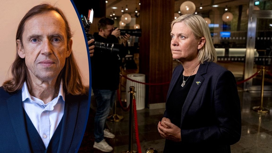 Magdalena Andersson (S) påstår att hon driver en stram migrationspolitik.. Foto: Christine Olsson/TT
