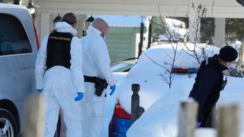 Det var i början av mars som polisen fick larm om att två personer dödats i ett villaområde i Luleå. Foto: Pär Bäckström//TT