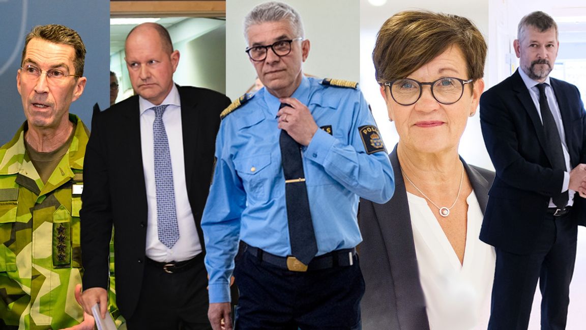 Här är de högt uppsatta och myndighetscheferna som tjänar mest. Foto: Fialotta Bratt/Skatteverket/Jonas Ekströmer/Christine Olsson/Maja Suslin/Johan Nilsson/TT