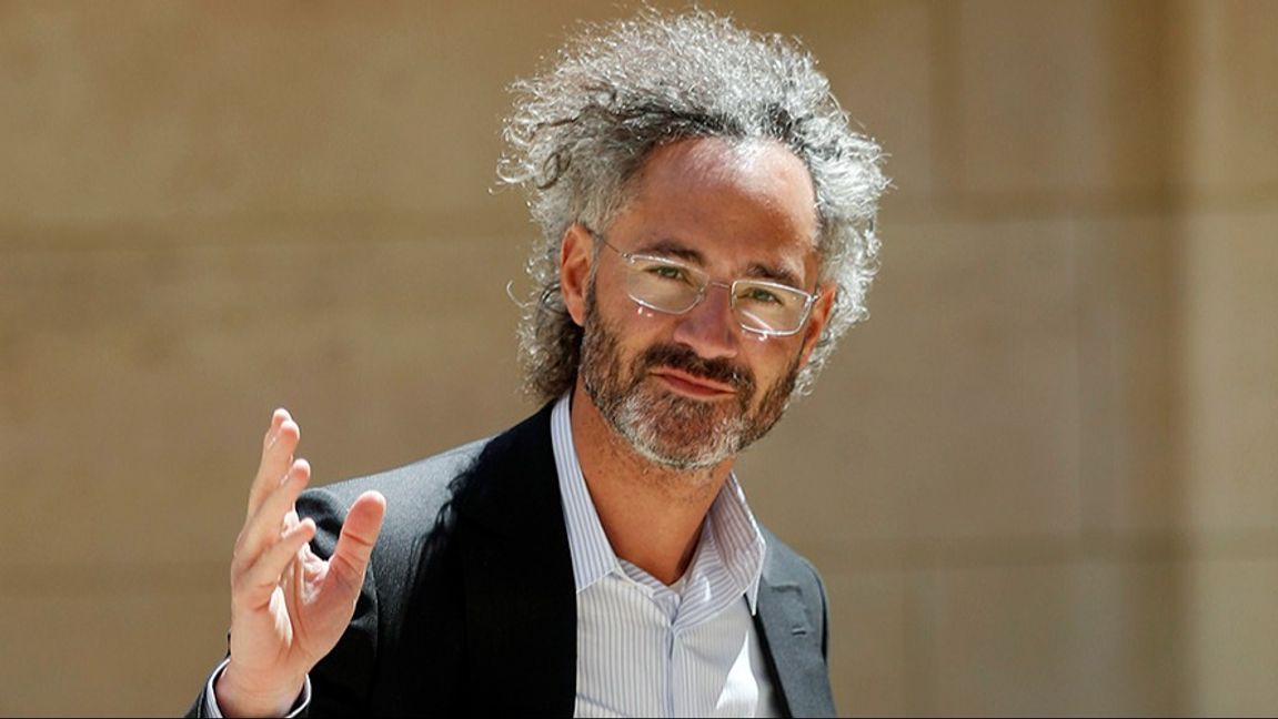 Palantirs vd Alex Karp 2019. Foto: Thibault Camus/AP/TT