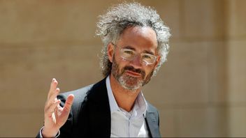 Palantirs vd Alex Karp 2019. Foto: Thibault Camus/AP/TT