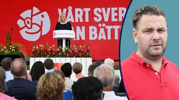 Statsministern har premiärtalat i Almedalen. Talet var en kombination av andra partiers politik och märkliga konflikter. Foto: Henrik Montgomery/TT 