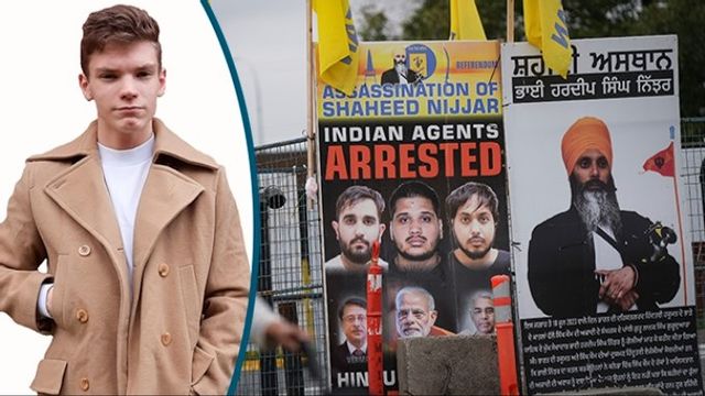 Frihetshjälte eller terrorist? Hardeep Singh Nijjar (höger) mördades på uppdrag av den indiska regeringen. FOTO: Darryl Dyck / TT