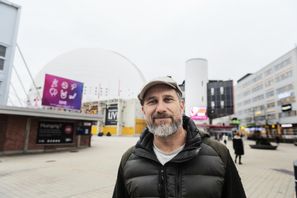 Marko ”Markoolio” Lehtosalo är en av de kändisar som högläser ur ”Twisted love” i SVT Play. Foto: Karin Wesslén/TT